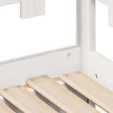 Daybed with Trundle and Drawers without Mattress White 90x200 cm 3302252