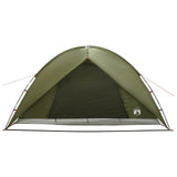 Camping Tent with Rainfly Water-resistant Dome Olive Green 42029006