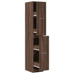 Apothecary Cabinet Brown Oak 30x41x174.5 cm Engineered Wood 3309633