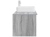 Bathroom Furniture Set 2 pcs Grey Sonoma Engineered Wood 3403901