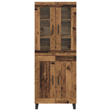 Highboard 2 pcs Old Wood Engineered Wood 3415643
