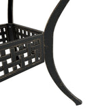 Garden Dining Set Bronze Cast Aluminium Medium Ergonomic 3216349