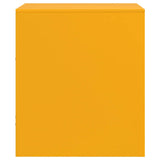 Bedside Cabinets 2 pcs Mustard Yellow 34.5x39x44 cm Steel 841758