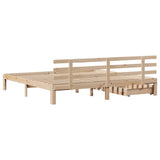 Bed Frame with Drawers without Mattress 200x200 cm 3302018
