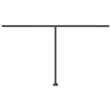 Freestanding Manual Retractable Awning 450x350 cm Yellow/White 3069838
