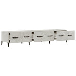 TV Cabinet Concrete Grey 150x34,5x30 cm Engineered Wood 812649