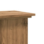 ZNTS Plant Stand Artisan Oak 33x33x100 cm Engineered Wood 852986