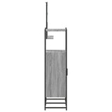 3 Piece Bathroom Cabinet Set Grey Sonoma Engineered Wood 3214352