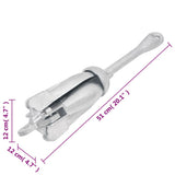Folding Anchor Silver 6 kg Hot Dip Galvanized Cast Iron 94271