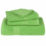 Towels 4 pcs Apple Green 100x200 cm 360 gsm 100% Cotton 137035