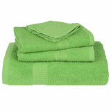 Towels 4 pcs Apple Green 100x200 cm 360 gsm 100% Cotton 137035