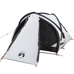 ZNTS Camping Tent Dome 2-Person White Blackout Fabric Waterproof 94342