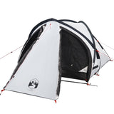 ZNTS Camping Tent Dome 2-Person White Blackout Fabric Waterproof 94342