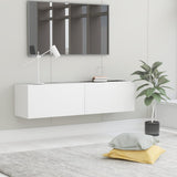 ZNTS TV Cabinet White 120x30x30 cm Engineered Wood 801490