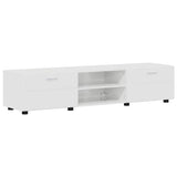 TV Cabinet Set FLORIN 3 pcs High Gloss White Engineered Wood 3397998