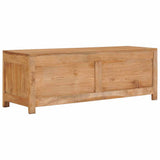 288900 TV Cabinet 100x30x35 cm Solid Teak Wood