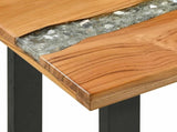 Console Table Brown 100 x 35 x 75 cm Solid Teak Wood 42015920