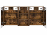 Bathroom Cabinet Set 3 pcs 80 x 10.5 x 50 cm Engineered wood 3403652