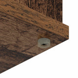 Electric Fireplace Old Wood 47 x 18 x 48 cm Engineered wood 8021069