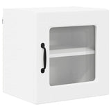 Wall Glass Cabinet PORTO White 40 x 31 x 40 cm Engineered Wood 885185