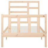 Bed Frame without Mattress 100x200 cm Solid Wood Pine 3107603