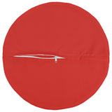 Throw Pillow 6 pcs HEERLEN Red Dia. 60 cm Polyester 929818