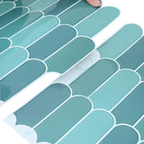 Feather Tile 50 pcs Blue 30 x 30 cm Polyurethane and PET 42046209