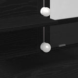 Dressing Table Black Oak 100 x 40 x 130 cm Engineered Wood 868852