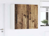 Wall Cabinet LUCCA Old Wood 80 x 31 x 100 cm Engineered Wood 885153