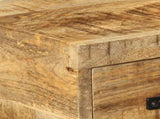Wall-mounted TV Cabinet 60x30x19 cm Solid Rough Wood Mango 4017458