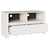 TV Cabinet Drammen White 99 x 43 x 55 cm Solid Pine wood 42003043