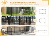 100cm 8 Panels Heavy Duty Dog Pen, Pet Playpen for Indoors, Outdoors, Small, Medium, Large Dogs T3398P349739