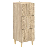 Drawer Cabinet Sonoma Oak 33 x 34.5 x 90 cm Engineered Wood 895077