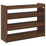 ZNTS Shoe Rack Brown Oak 80x25x61.5 cm Engineered Wood 859920