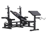 Multi-Exercise Full-Body Weight Rack with Bench Press, Leg Extension, Chest Fly Resistance Band & T3398P349210