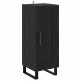 Highboard Black Oak 34.5 x 34 x 180 cm Engineered Wood 3416065