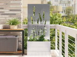 Garden Privacy Screen Sliver 50 x 150 cm Stainless steel 876466