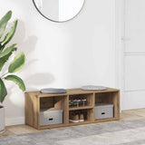 Shoe Storage Bench Artisan Oak 105x35x35 cm Engineered Wood 856411