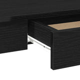 ZNTS Desk Black 100x45x75 cm Engineered Wood 860428