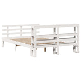 Bed Frame with Headboard without Mattress White 120x200 cm 3306111