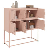Sideboard Pink 100,5x39x107 cm Steel 846597