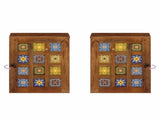Bathroom Hanging Cabinet with Storage Walnut 38 x 33 x 48 cm 4018244