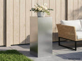 Plant Stand Silver 30 x 30 x 100 cm Steel 8012512