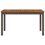Garden Bench 80.5 x 35 x 45 cm Solid Acacia Wood Rectangular 901294