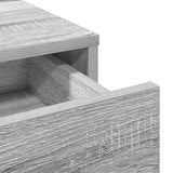 Dressing Table Grey Sonoma 79 x 41 x 140 cm Engineered Wood 865141