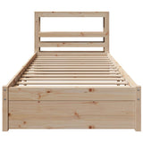 Bed Frame with Headboard without Mattress 100x200 cm 3305991