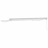 Awning Frame Manual Adjustable White 3.5 x 2 m Steel 42002524