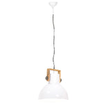 Industrial Hanging Lamp 25 W White Round 40 cm E27 320538