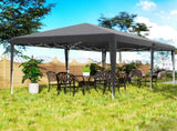 6 x 3 m Pop-Up Steel Frame Gazebo Grey T3398P328437