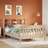 Bed Frame without Mattress 120x190 cm Small Double Solid Wood Pine 3323239